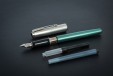 Ручка перьевая Parker Sonnet Sand Blasted Metal&Green Lacquer