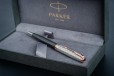 Ручка шариковая Parker Sonnet Premium Metal Grey PGT K5