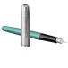 Ручка перьевая Parker Sonnet Sand Blasted Metal&Green Lacquer
