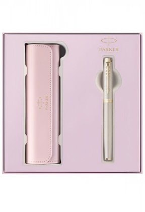 Набор Parker IM Champagne (перьевая ручка + чехол)