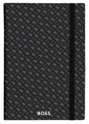 Блокнот Boss формата А5 Monogram Grey Lined